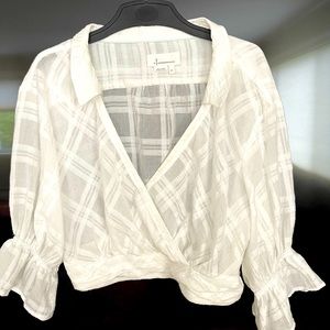 Anthropology cropped top